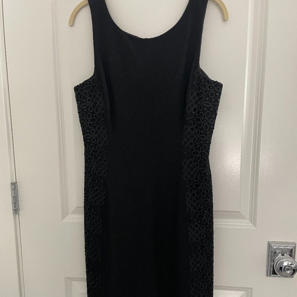 Banana Republic Sz 4 dark charcoal dress